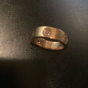 Rose gold ring
